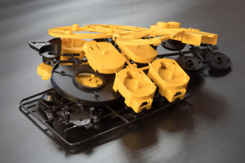 injection molded plastic pieces